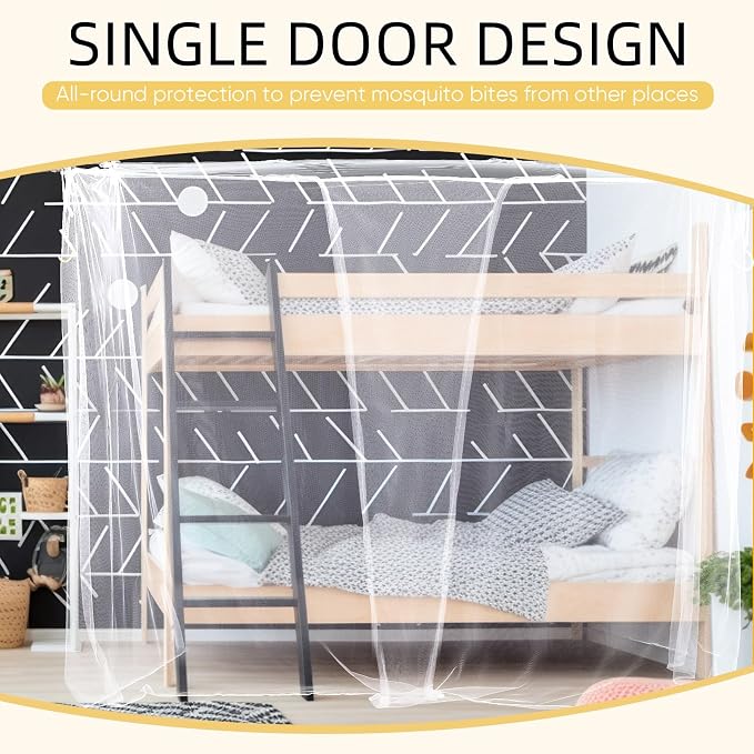 4 Corners Mosquito Net for Mosquiteros para Camas Bed Canopies Netting Bed - Image 7