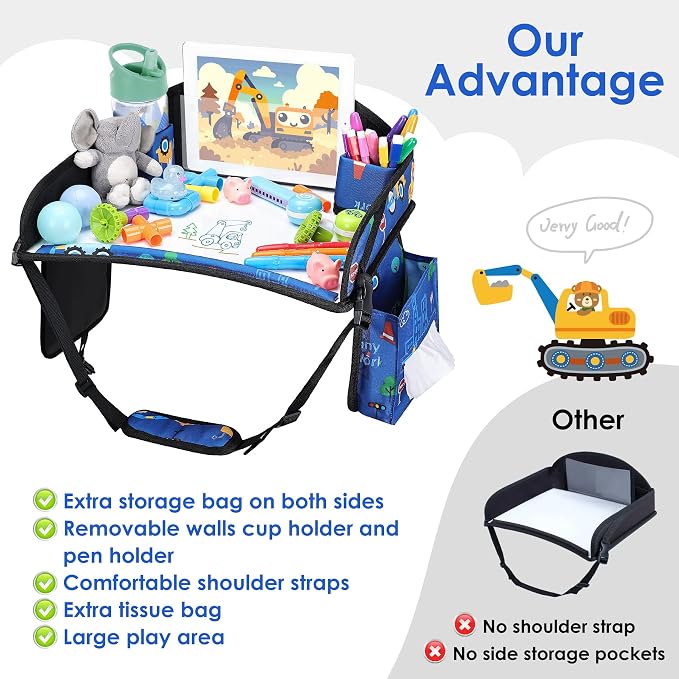 2PCS Kids Travel Tray for Airplane - Image 7