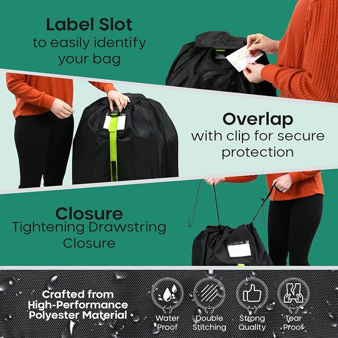 reperkid Medium Stroller Bag for Airplane Travel, Fits Most Single Strollers - Image 4