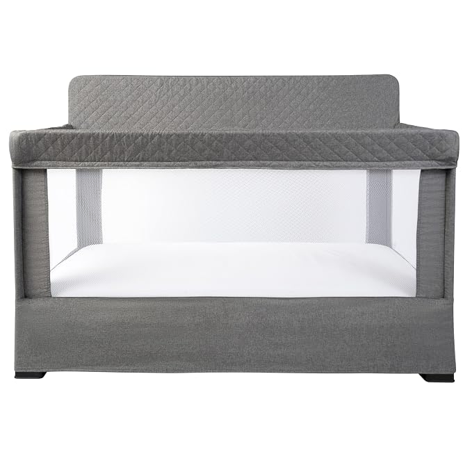 Baby Delight Lunaire Full Size Crib | Breathable Mesh Baby Crib | Tool-Free by BabyDelight