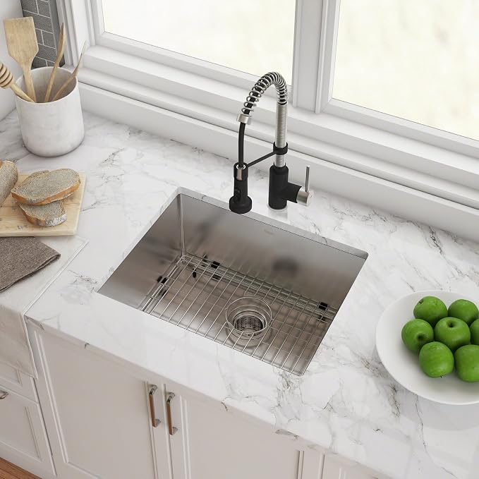 KRAUS Standart PRO™ 23-inch 16 Gauge Undermount Single Bowl Stainless Steel - Image 3