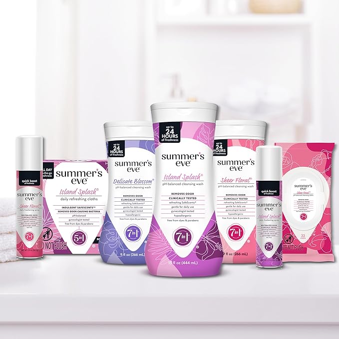 Summer's Eve Blissful Escape Feminine Wipes, Gentle pH-Balanced Formula Helps - Image 2