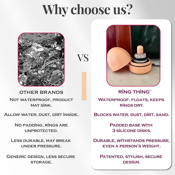 RING THING - Ring Holder Keychain, Jewelry Organizer and Storage, Portable - Image 6