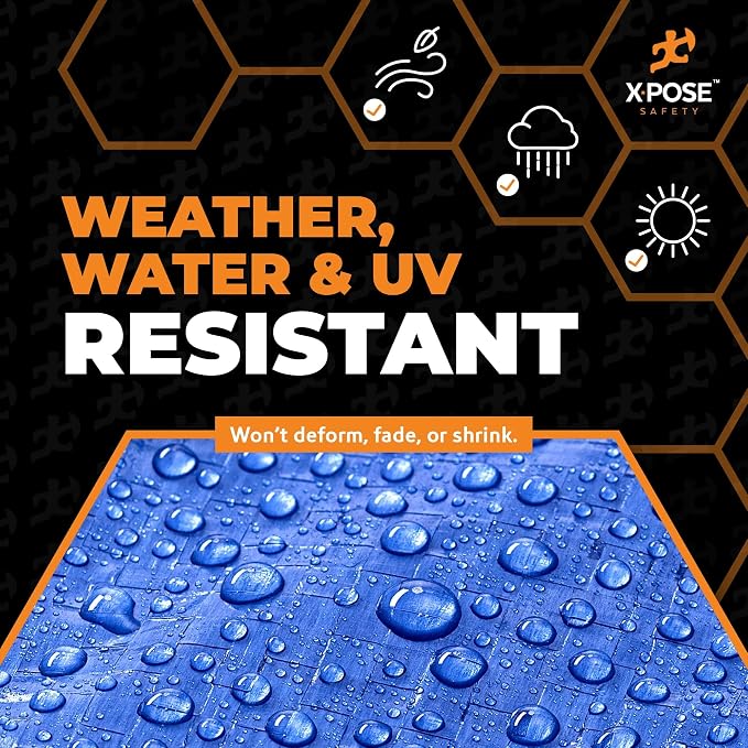 Better Blue Poly Tarp 8' x 12' - Image 4