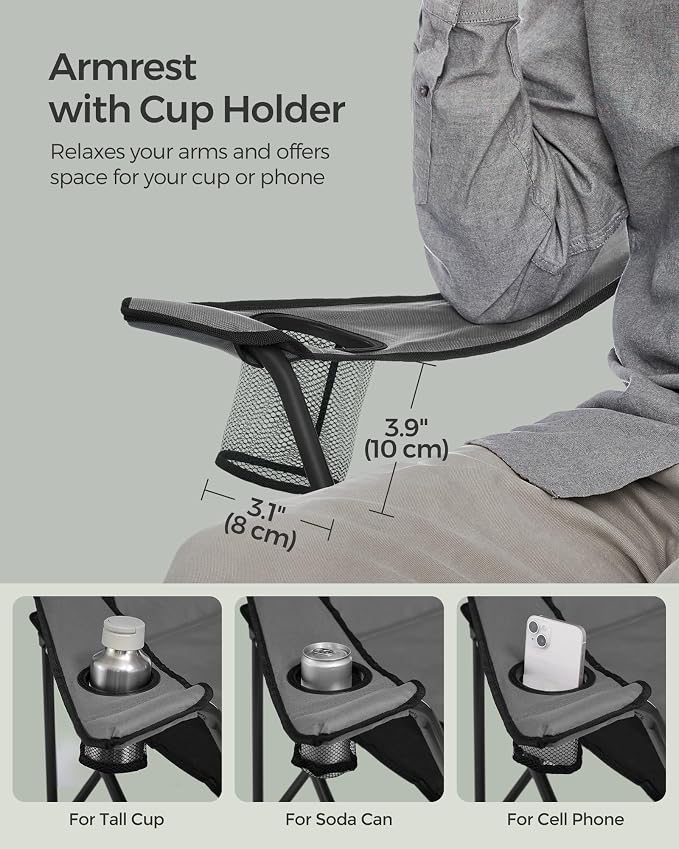 SONGMICS Folding Camping Chair, - Image 9
