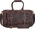 Genuine Leather Duffle Bag for Men | Vintage Weekender Travel Bag | Overnight by OakLeathers