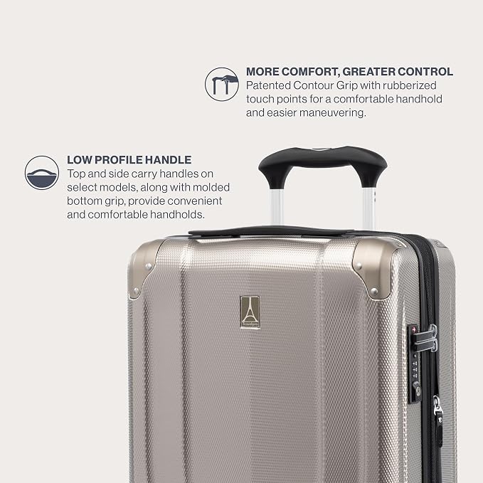 Travelpro Pathways 3 Hardside Expandable Luggage, 8 Spinner Wheels, Lightweight - Image 2