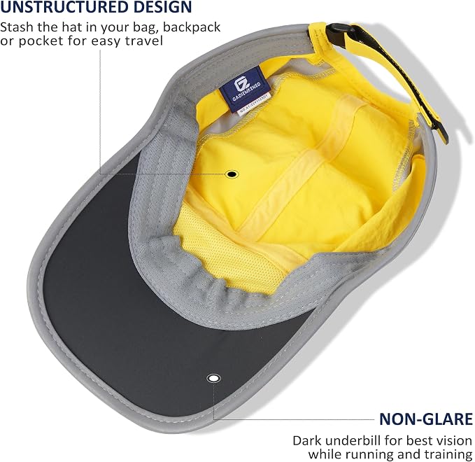 GADIEMKENSD Reflective Folding Outdoor Hat Unstructured Design UPF 50+ Sun - Image 4