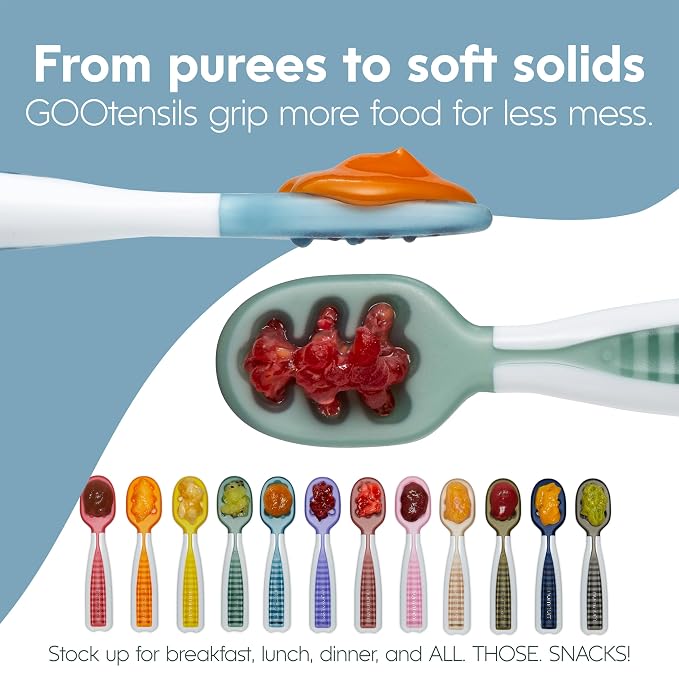 NumNum Baby Spoons Set, Baby Essentials Pre-Spoon GOOtensils - Image 5