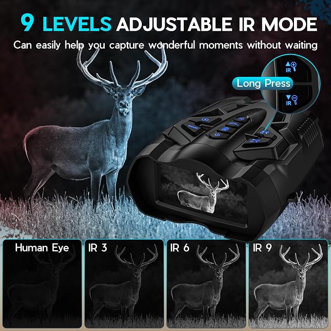4K Night Vision Goggles for Adults, 10X Zoom Night Vision Binoculars - Image 4