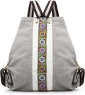 Goodhan Women Canvas Backpack Daypack Casual Shoulder Bag, Vintage Heavy-duty by Goodhan