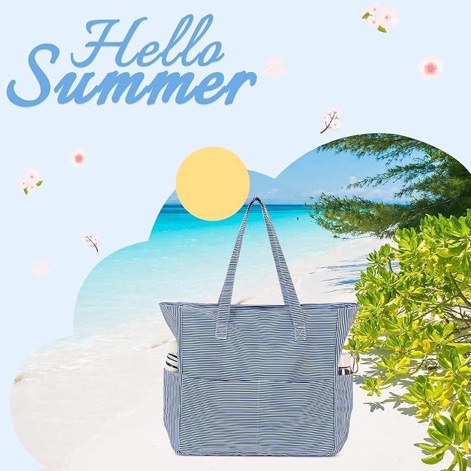 Waterproof Beach Tote Pool Bags - Image 7