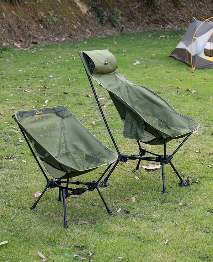 iClimb Ultralight Compact Camping Folding Beach Chair - Image 6