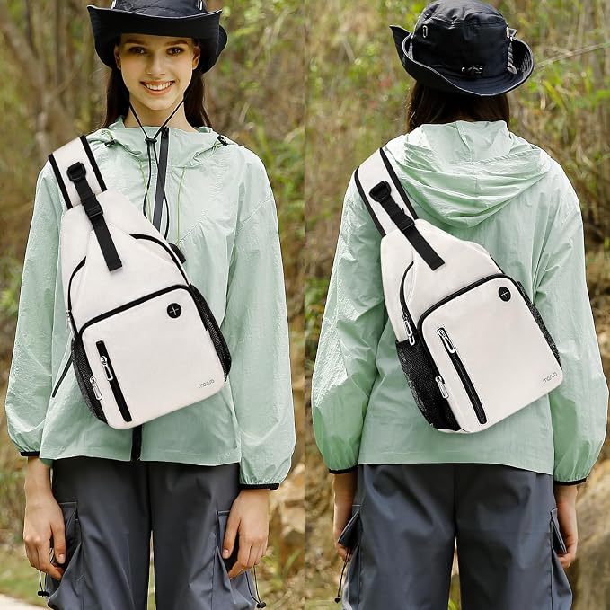 MOSISO Sling Backpack Bag, Crossbody Shoulder Bag Travel Hiking Daypack Chest - Image 6