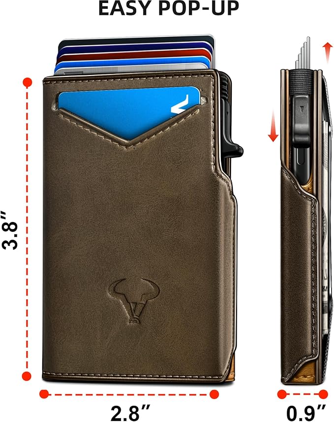 BULLIANT Men Wallet Gift Boxed, Slim Front Pocket Wallet Money Clip Card Holder - Image 2