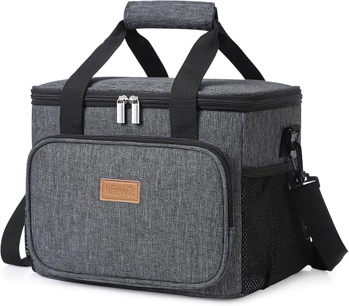 Lifewit Large Lunch Bag Insulated Lunch Box Soft Cooler Cooling Tote by Lifewit