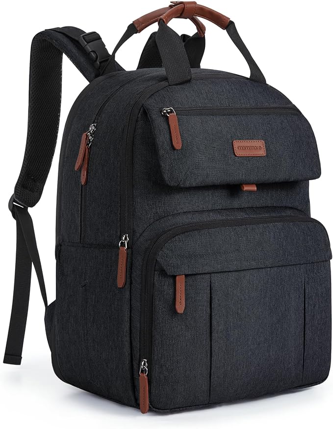 mommore Diaper Bag Backpack, Large Diaper Bag Expandable by mommore