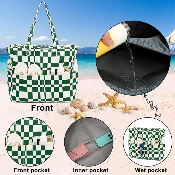 Waterproof Beach Tote Pool Bags - Image 7