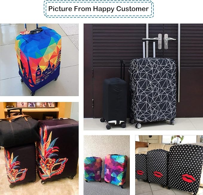 Explore Land Travel Luggage Cover Suitcase Protector Fits 27-30 Inch Case - Image 7