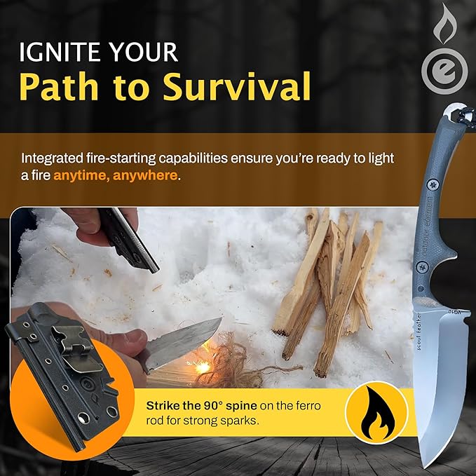 Scout Feather - Fixed Blade Survival Knife - Image 3