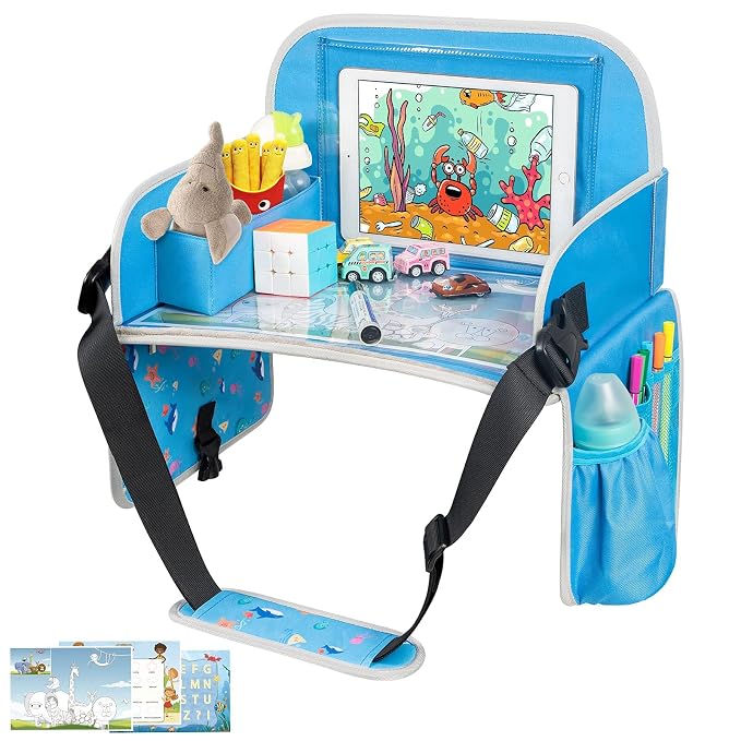 MENZOKE Kids Travel Tray, Car Seat Tray by MENZOKE