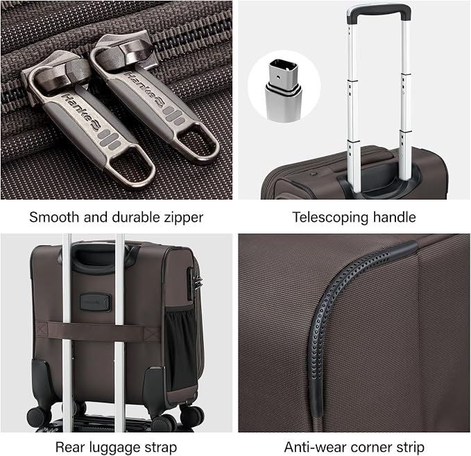 Hanke 16 Inch Underseat Carry On Luggage - Image 9