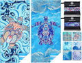 2 Pack Microfiber Lightweight Beach Towel Sand Free Quick Dry Absorbent Thin by WIDDONEN