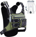 Running Vest with 2L Water Bladder, USA Original Patent, Lightweight Adjustable by Zelvot