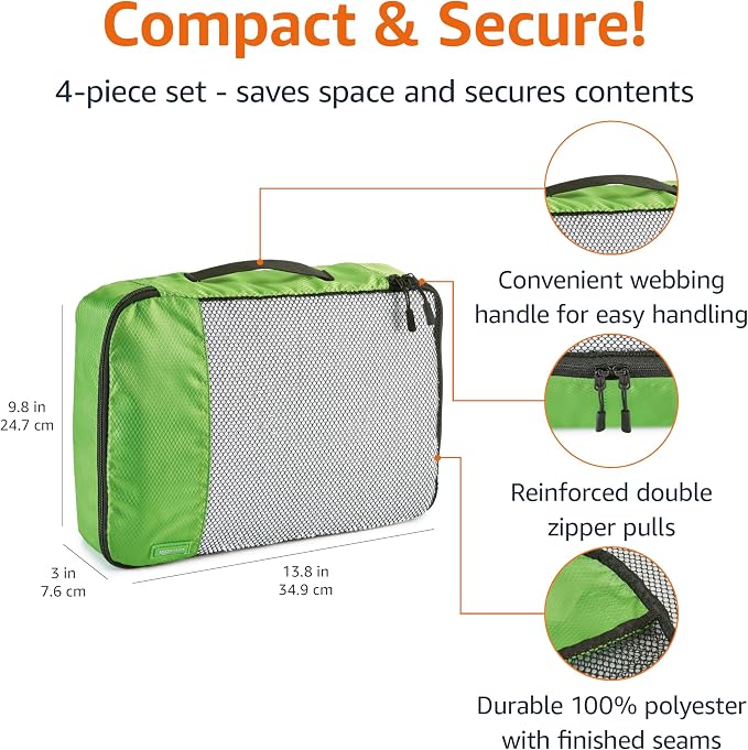 Amazon Basics Medium Packing Cubes - Image 3