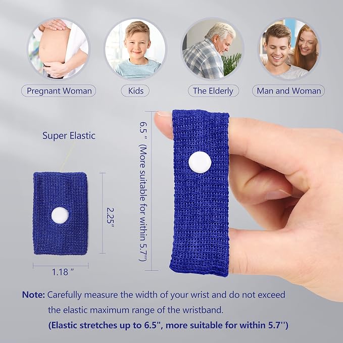 Cozyhealth Motion Sickness Wristband, Anti-Nausea Acupressure Wrist Band - Image 6