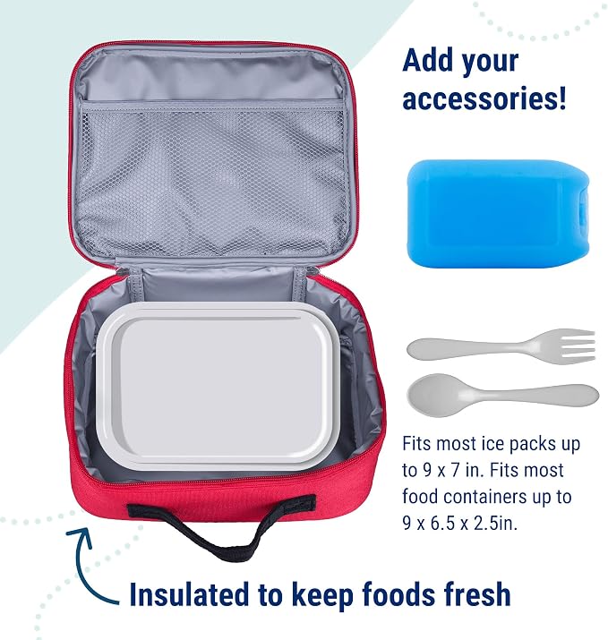 Wildkin Kids Insulated Lunch Box – Durable and Reusable - Image 5