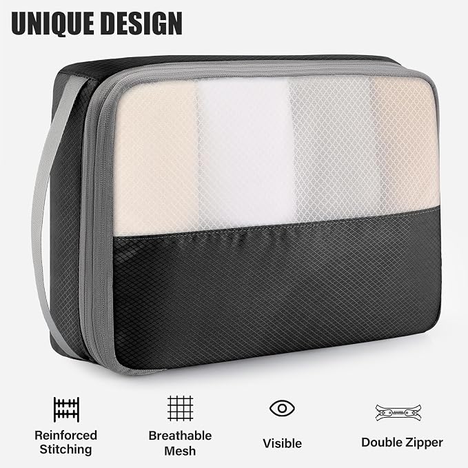 6 Set Compression Packing Cubes - Image 4