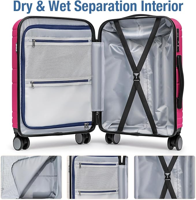 KYME Carry On Luggage 22x14x9 Airline Approved - Image 5