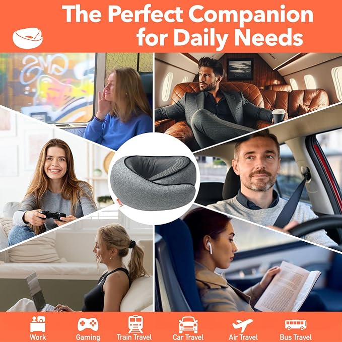 Travel Pillow | High-Density Memory Foam Pillow - Image 6