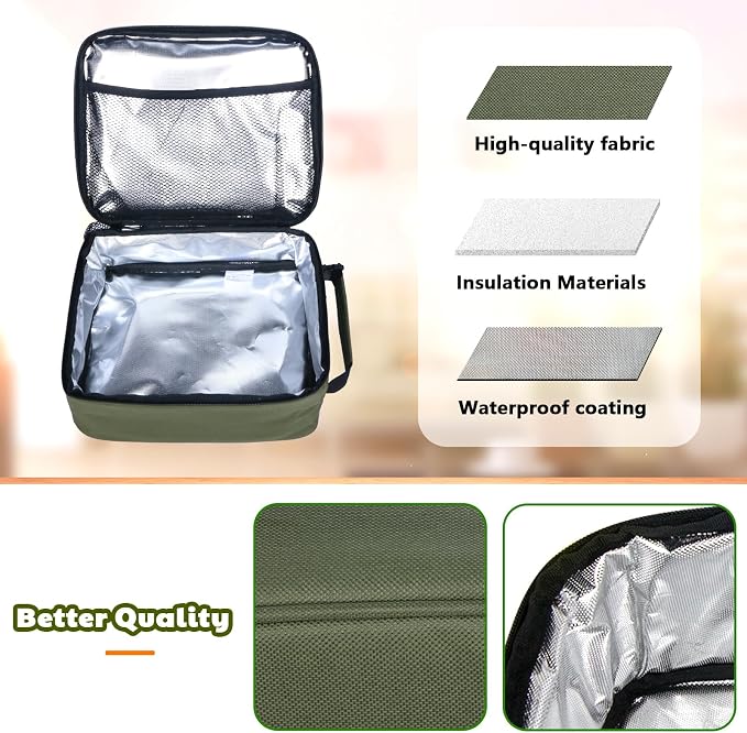 Hap Tim Insulated Lunch Bag Women, Reusable Lunch Box - Image 6