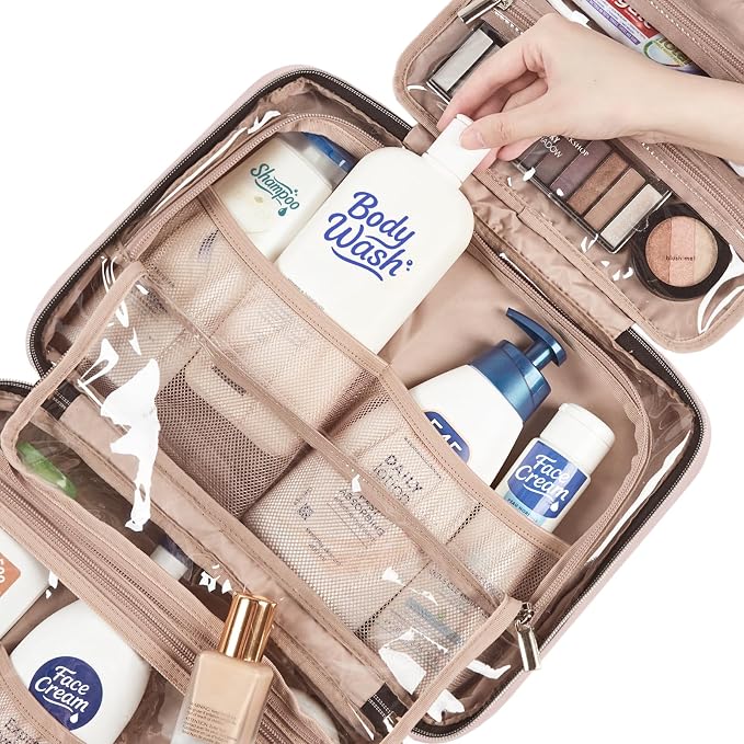 NISHEL Travel Toiletry Bag for women, Portable Hanging Organizer for - Image 5