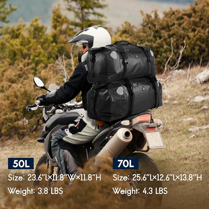 Haimont Waterproof Duffel Bag Roll-top Dry Duffel Bag - Image 5