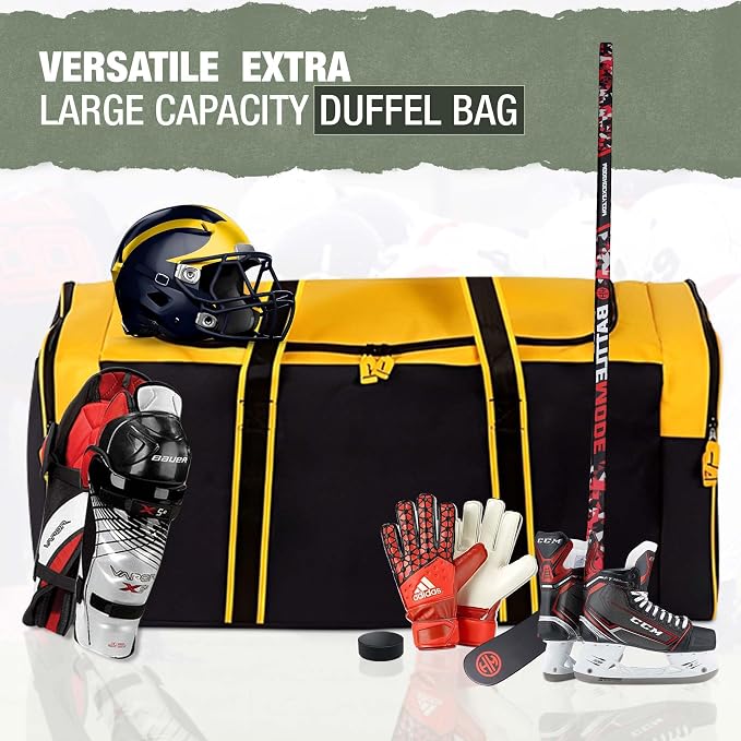 Jetstream Heavy Duty Multi Pocket Durable Sports Gym Equipment Travel Duffel Bag - Image 3