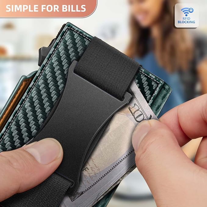 BULLIANT Men Wallet Gift Boxed, Slim Front Pocket Wallet Money Clip Card Holder - Image 6