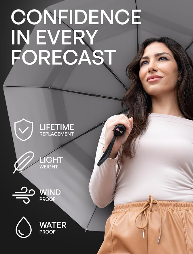 REPEL Windproof Travel Umbrella - Image 3