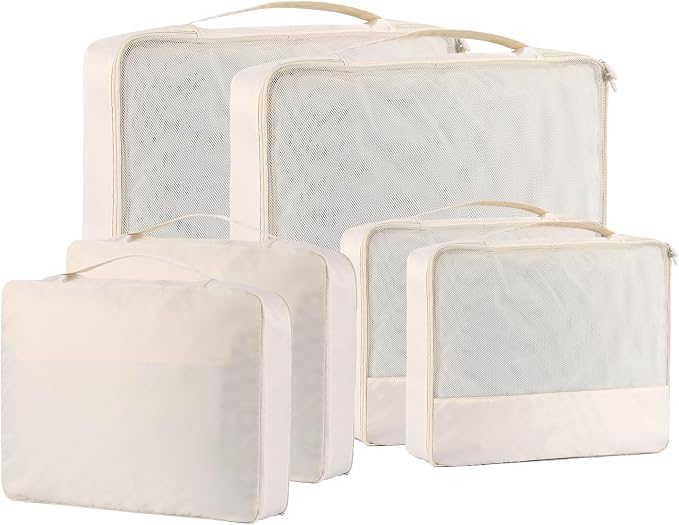 DoubleTrip Packing Cubes for Suitcases Carry on Luggage Organizer 6 Set Travel by DoubleTrip