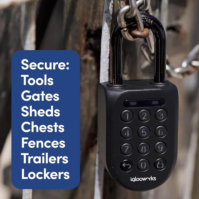 igloohome New Rugged Outdoor Smart Padlock 2E – Manage Access Remotely - Image 5