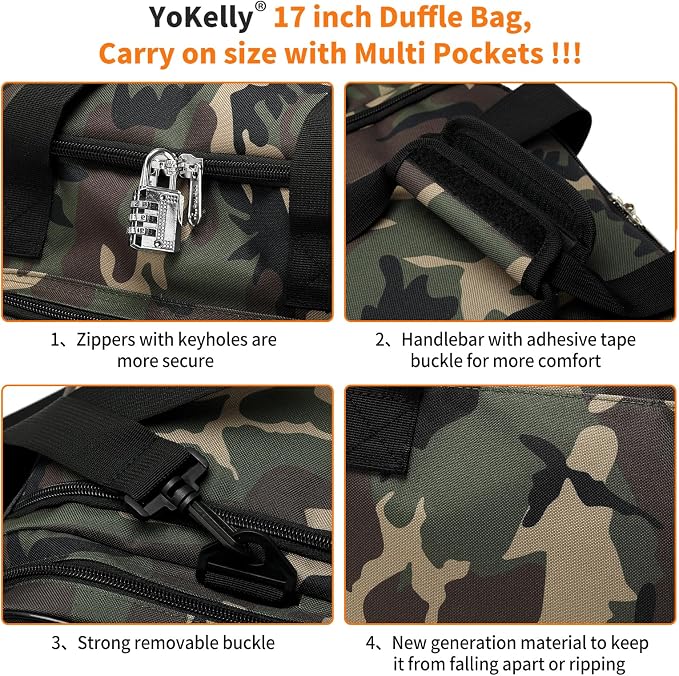 17 inch Small Duffle Bag - Image 5