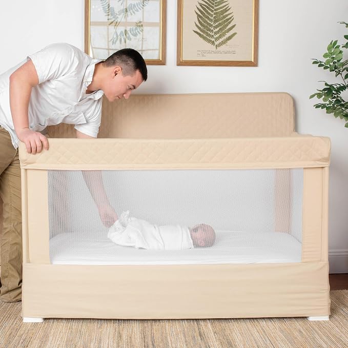 Baby Delight Lunaire Full Size Crib | Breathable Mesh Baby Crib | Tool-Free - Image 7