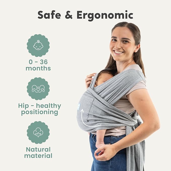CuddleCarry™ Pre-Wrapped Baby Ring Sling by CuddleBug - Image 3
