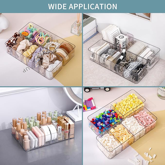 Yesesion Clear Plastic Cable Organizer Box - Image 5