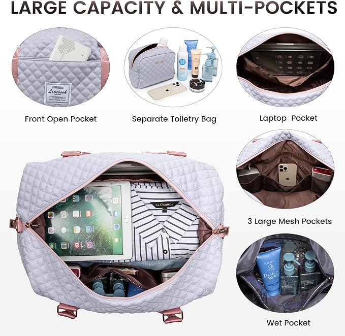 LOVEVOOK Travel Duffle Bag, Weekender Bags - Image 5