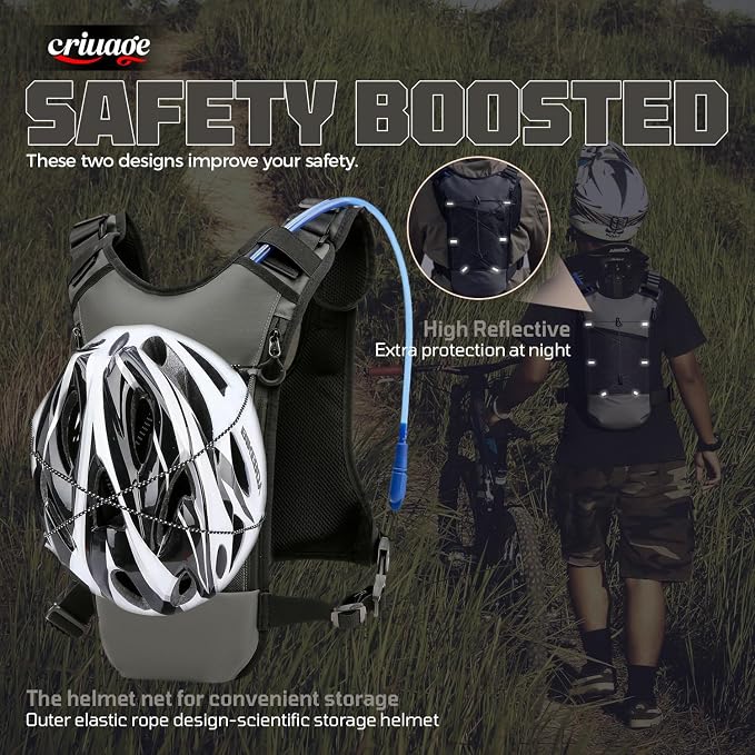 USA Original Patent Running Hydration Vest Backpack, Lightweight Chest Pack - Image 7