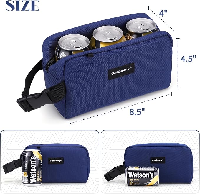 Cerbonny Small Cooler Bag Freezable Lunch Bag - Image 3