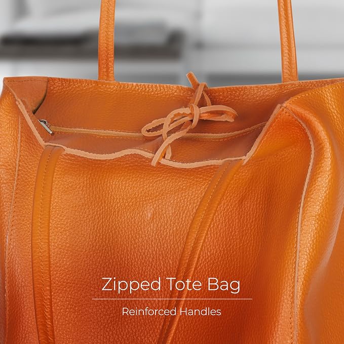 Italian Calf Leather Tote for Women - Image 3